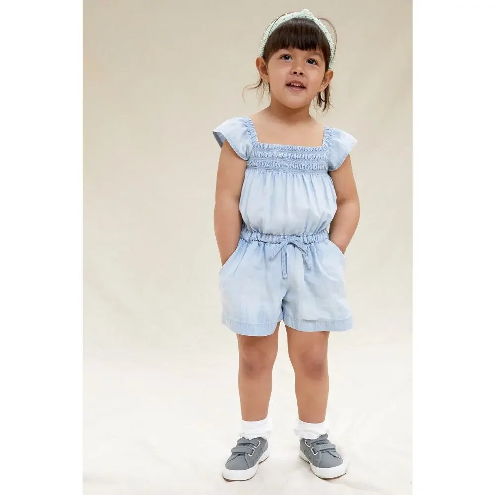 NWT Cloth & Stone Sweet Chambray Romper - 2T